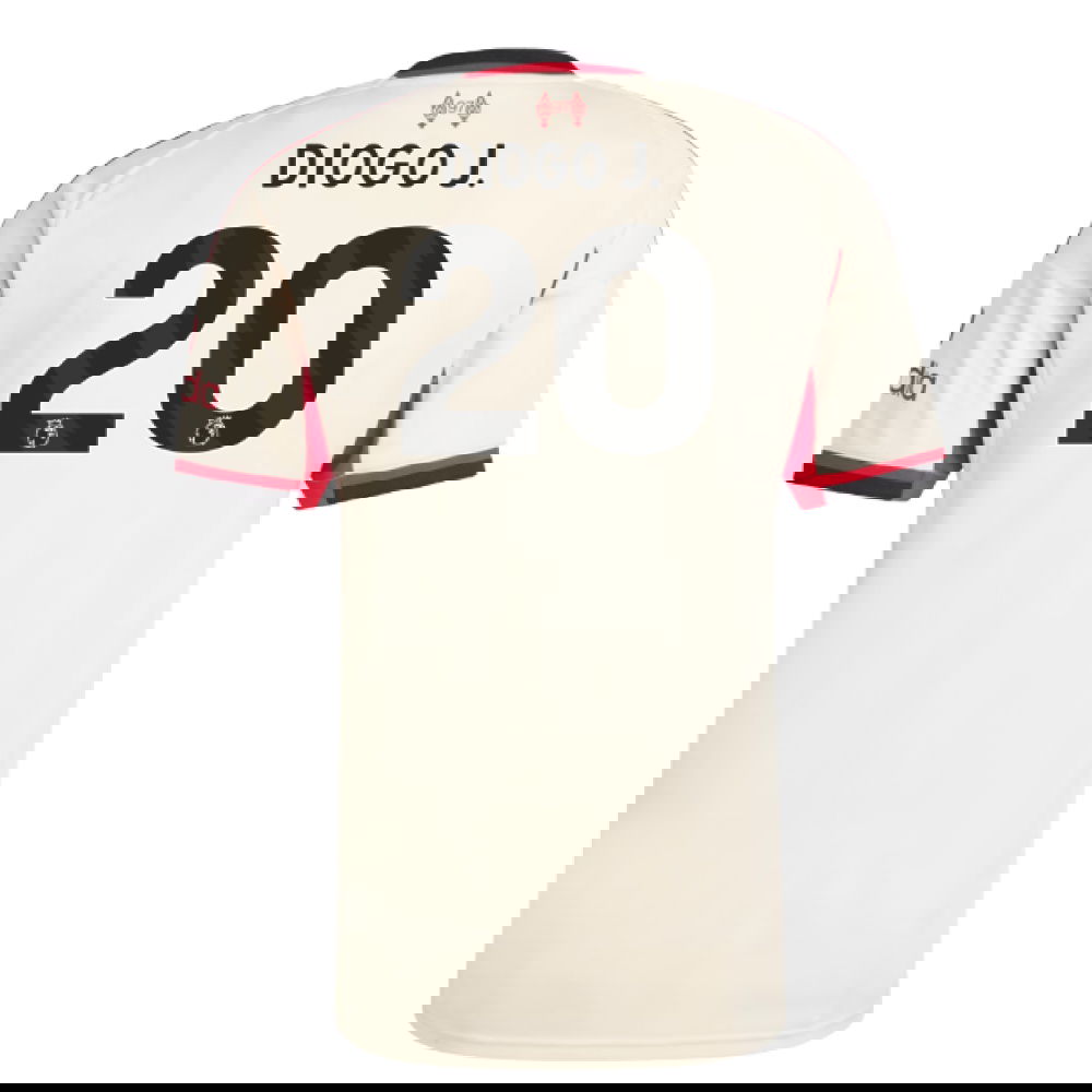 Jalkapallo Pelipaidat Liverpool DIOGO J #20 Vieras Peliasu 2025-2026