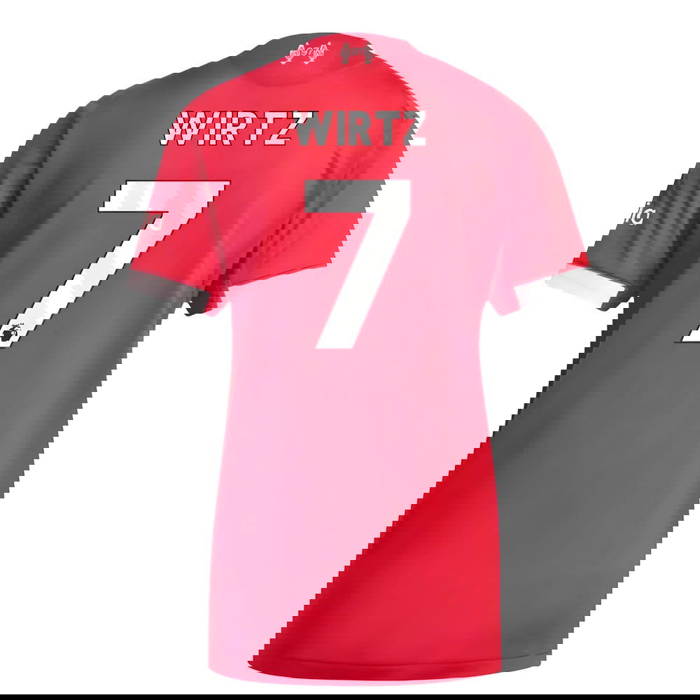 Jalkapallo Pelipaidat Liverpool Naisten WIRTZ #7 Koti Peliasu 2025-2026
