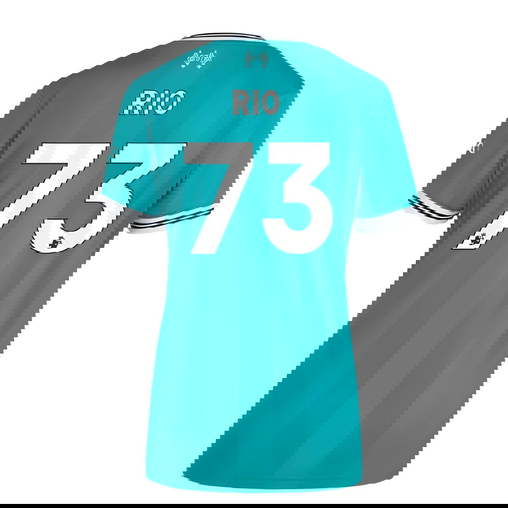 Jalkapallo Pelipaidat Liverpool Naisten RIO #73 Kolmas Peliasu 2025-2026