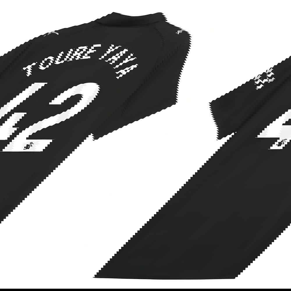 Jalkapallo Pelipaidat Manchester City TOURE YAYA #42 Vieras Peliasu 2025-2026