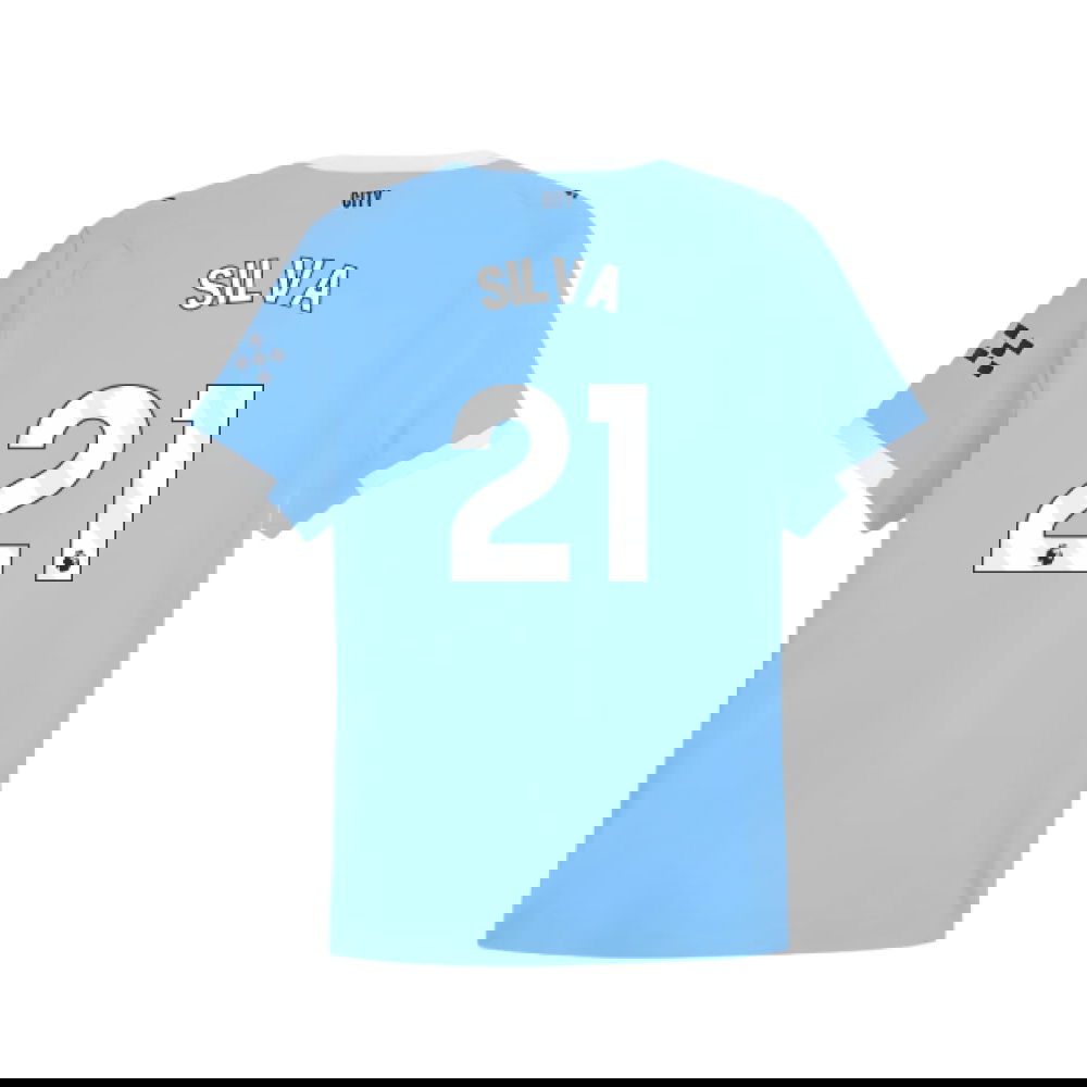 Jalkapallo Pelipaidat Manchester City SILVA #21 Koti Peliasu 2025-2026