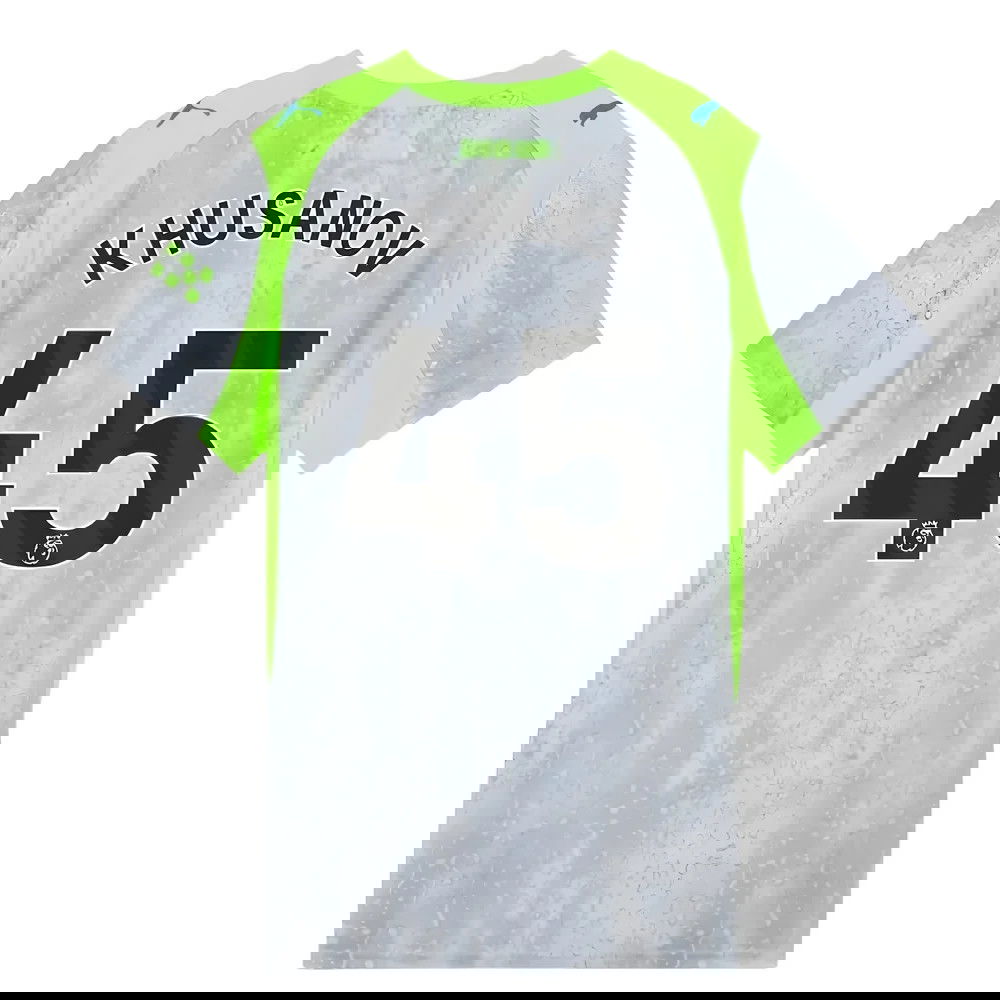 Jalkapallo Pelipaidat Manchester City KHUSANOV #45 Kolmas Peliasu 2025-2026