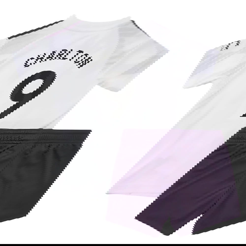 Jalkapallo Pelipaidat Manchester United Lasten CHARLTON #9 Vieras Peliasu 2025-2026