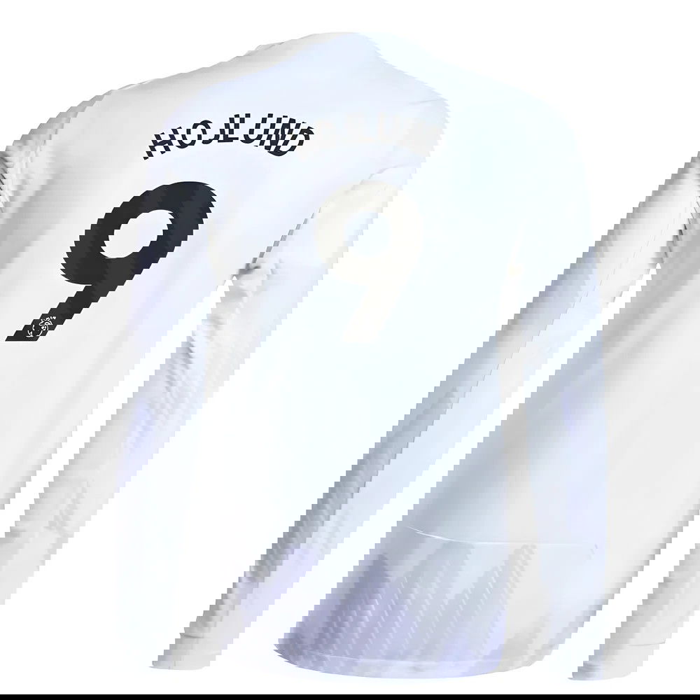 Jalkapallo Pelipaidat Manchester United Pitkähihainen HOJLUND #9 Vieras Peliasu 2025-2026