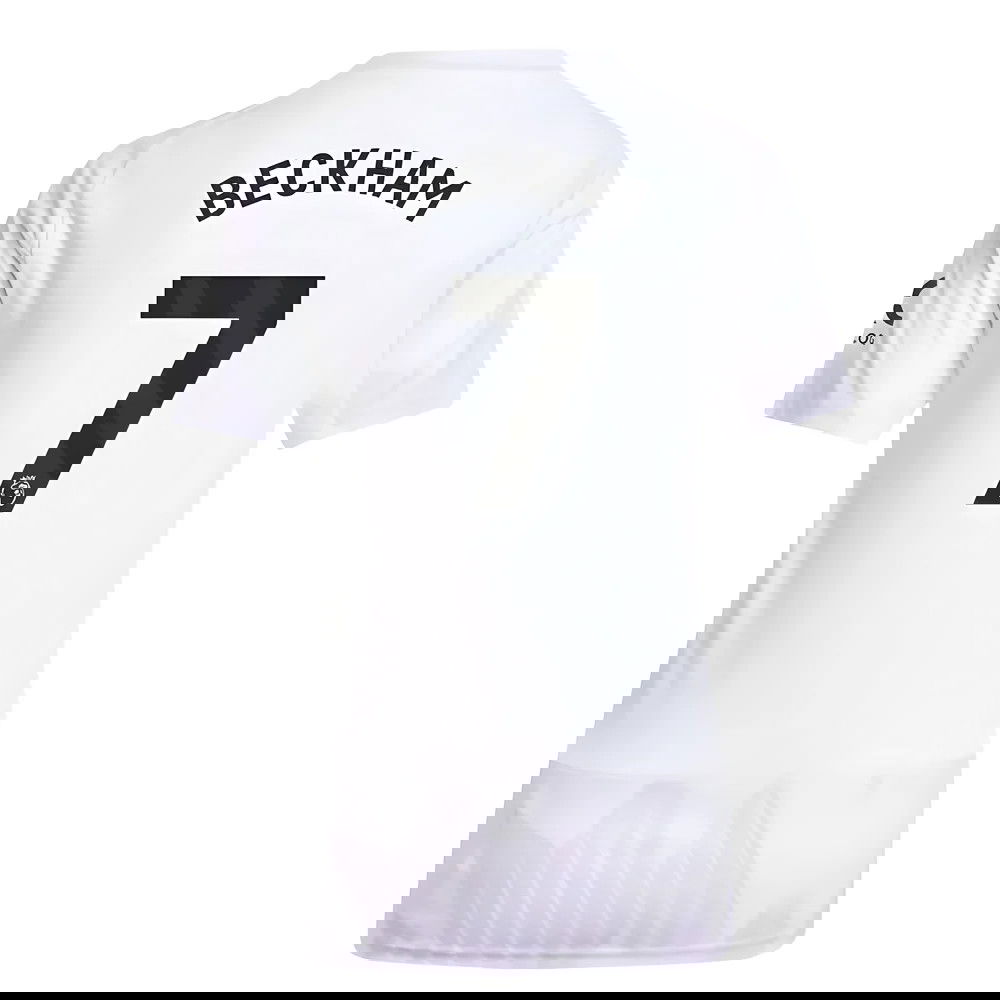 Jalkapallo Pelipaidat Manchester United Naisten BECKHAM #7 Vieras Peliasu 2025-2026