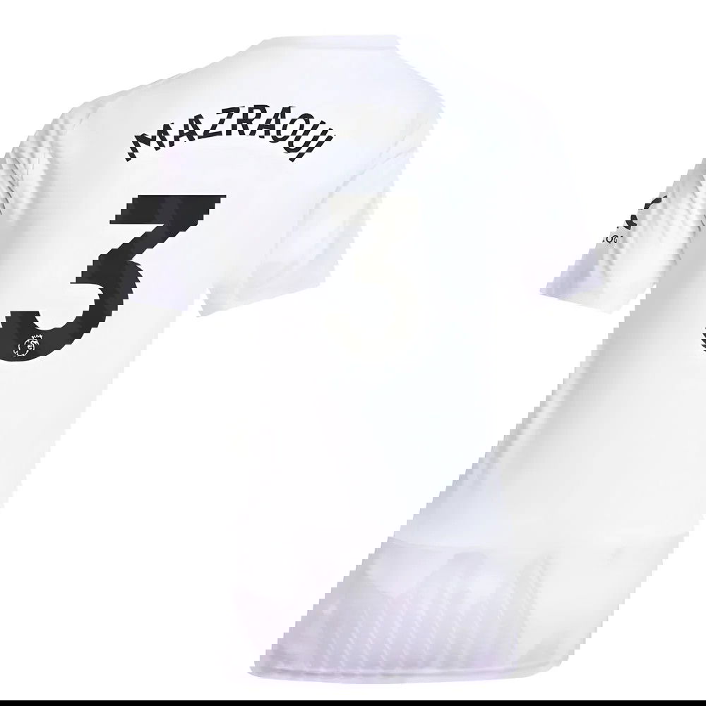 Jalkapallo Pelipaidat Manchester United Naisten MAZRAOUI #3 Vieras Peliasu 2025-2026