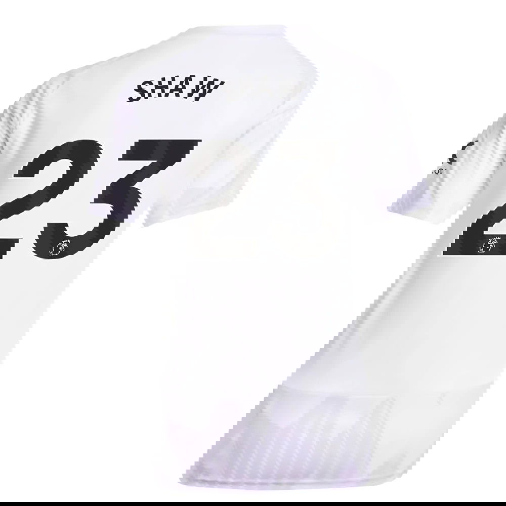 Jalkapallo Pelipaidat Manchester United Naisten SHAW #23 Vieras Peliasu 2025-2026