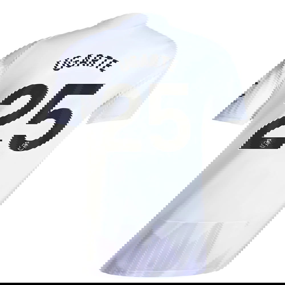 Jalkapallo Pelipaidat Manchester United UGARTE #25 Vieras Peliasu 2025-2026