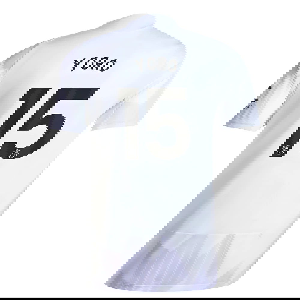 Jalkapallo Pelipaidat Manchester United YORO #15 Vieras Peliasu 2025-2026