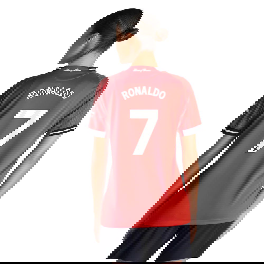 Jalkapallo Pelipaidat Manchester United Naisten RONALDO #7 Koti Peliasu 2025-2026