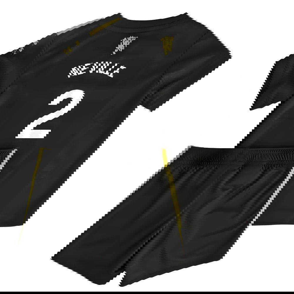 Jalkapallo Pelipaidat Manchester United Lasten NEVILLE #2 Kolmas Peliasu 2025-2026