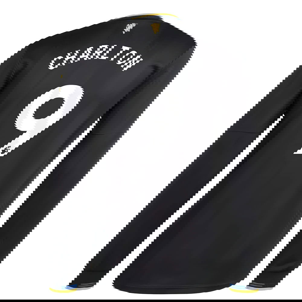 Jalkapallo Pelipaidat Manchester United Pitkähihainen CHARLTON #9 Kolmas Peliasu 2025-2026