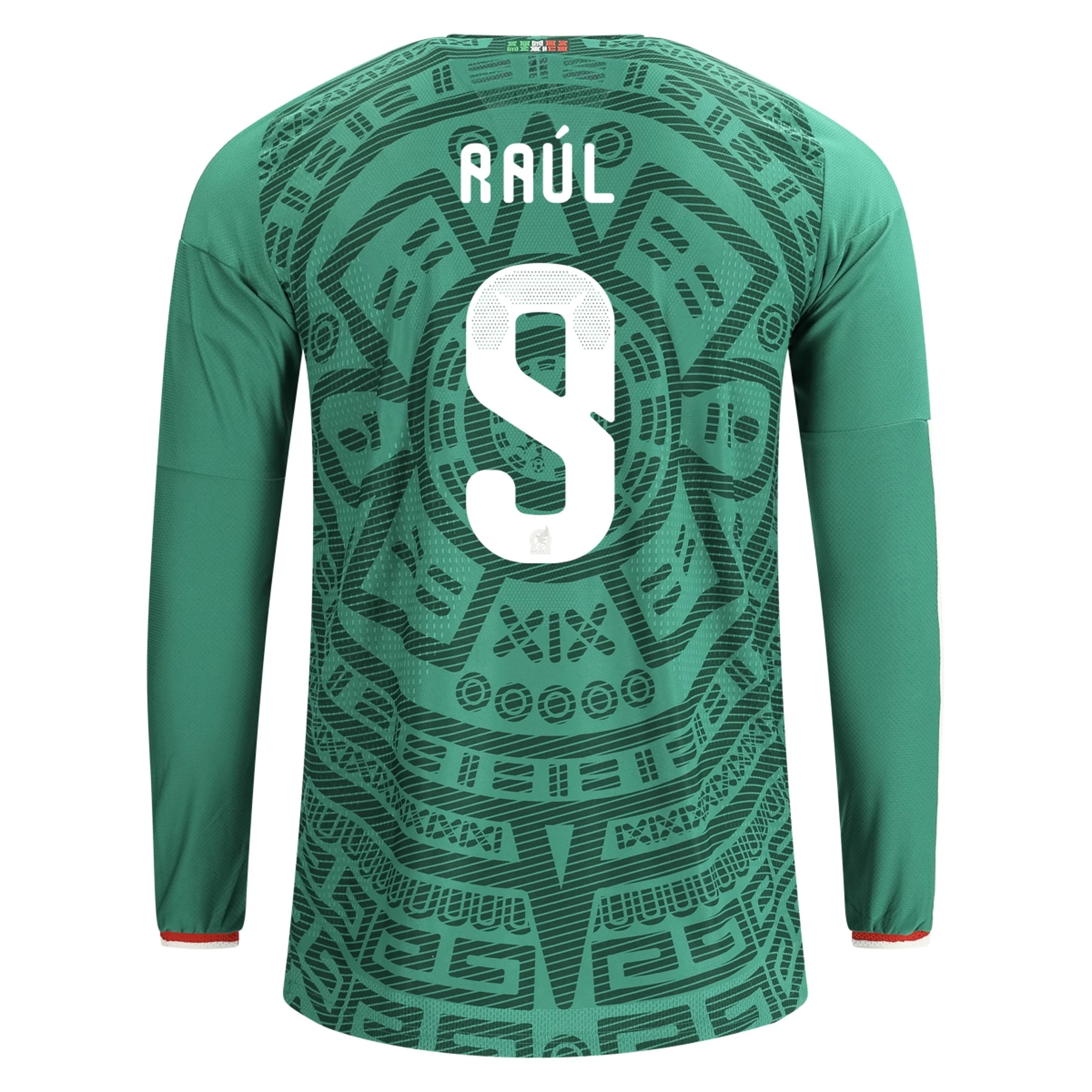 Jalkapallo Pelipaidat Meksiko Pitkähihainen RAUL JIMENEZ #9 Koti Peliasu MM 2026