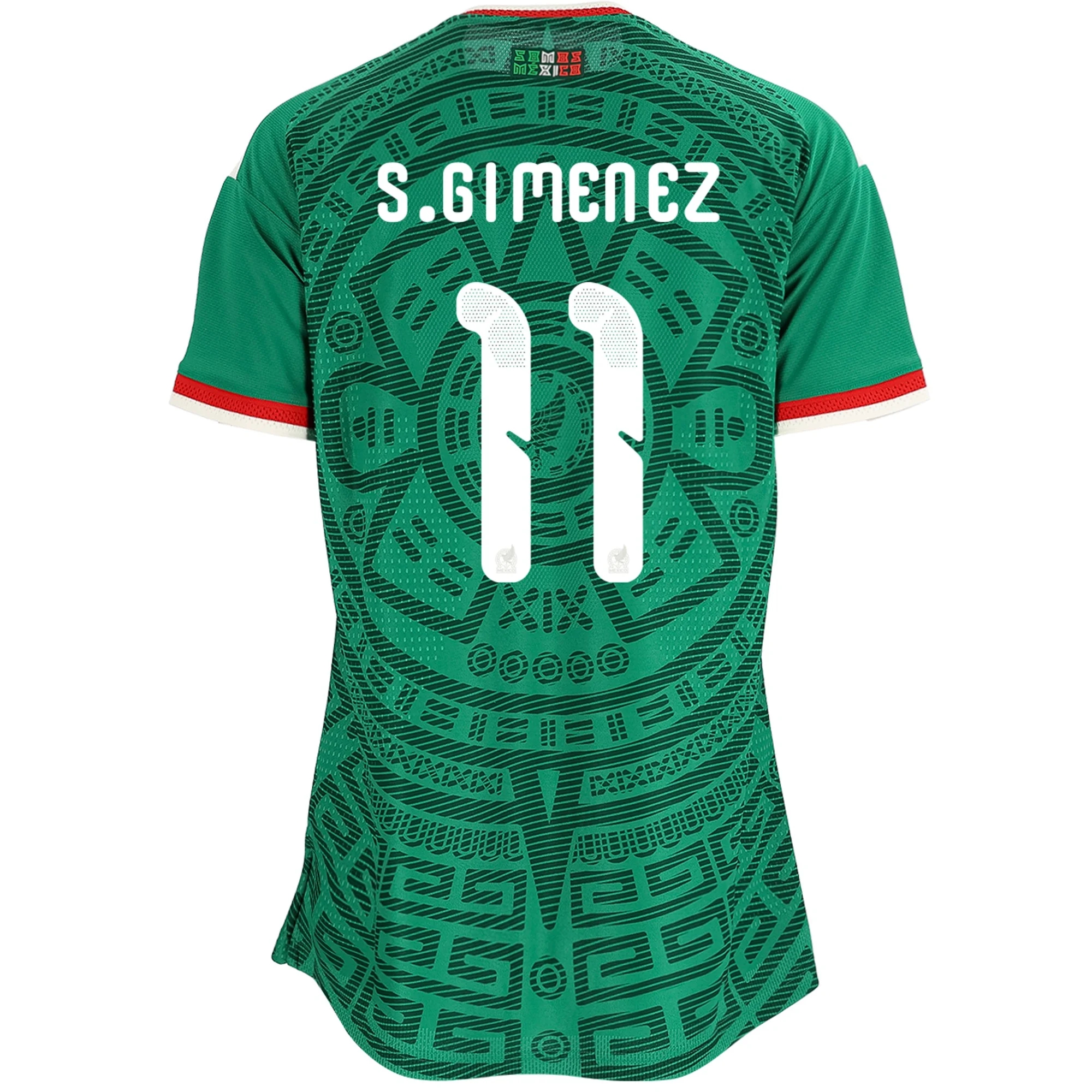 Jalkapallo Pelipaidat Meksiko Naisten SANTIAGO GIMENEZ #11 Koti Peliasu MM 2026