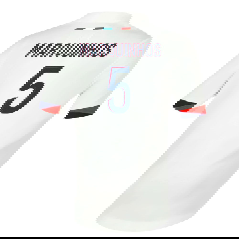 Jalkapallo Pelipaidat Paris Saint Germain PSG MARQUINHOS #5 Vieras Peliasu 2025-2026