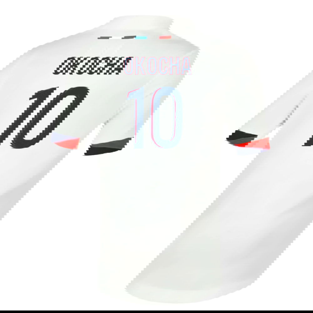 Jalkapallo Pelipaidat Paris Saint Germain PSG OKOCHA #10 Vieras Peliasu 2025-2026