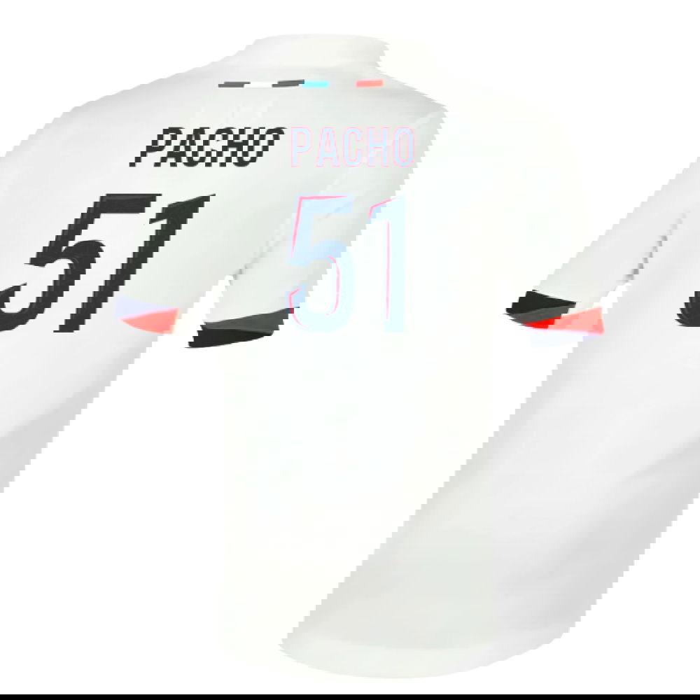 Jalkapallo Pelipaidat Paris Saint Germain PSG PACHO #51 Vieras Peliasu 2025-2026