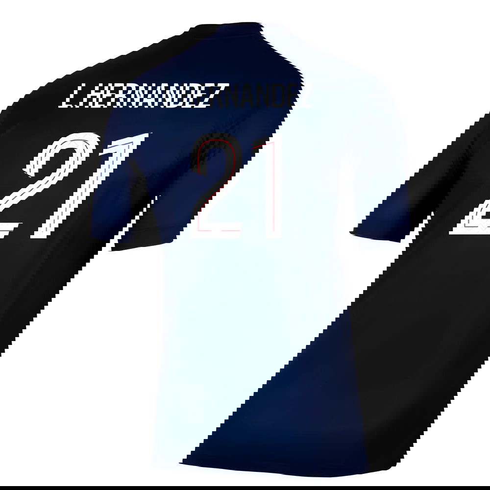 Jalkapallo Pelipaidat Paris Saint Germain PSG LHERNANDEZ #21 Koti Peliasu 2025-2026