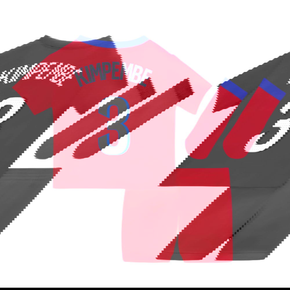 Jalkapallo Pelipaidat Paris Saint Germain PSG Lasten KIMPEMBE #3 Kolmas Peliasu 2025-2026