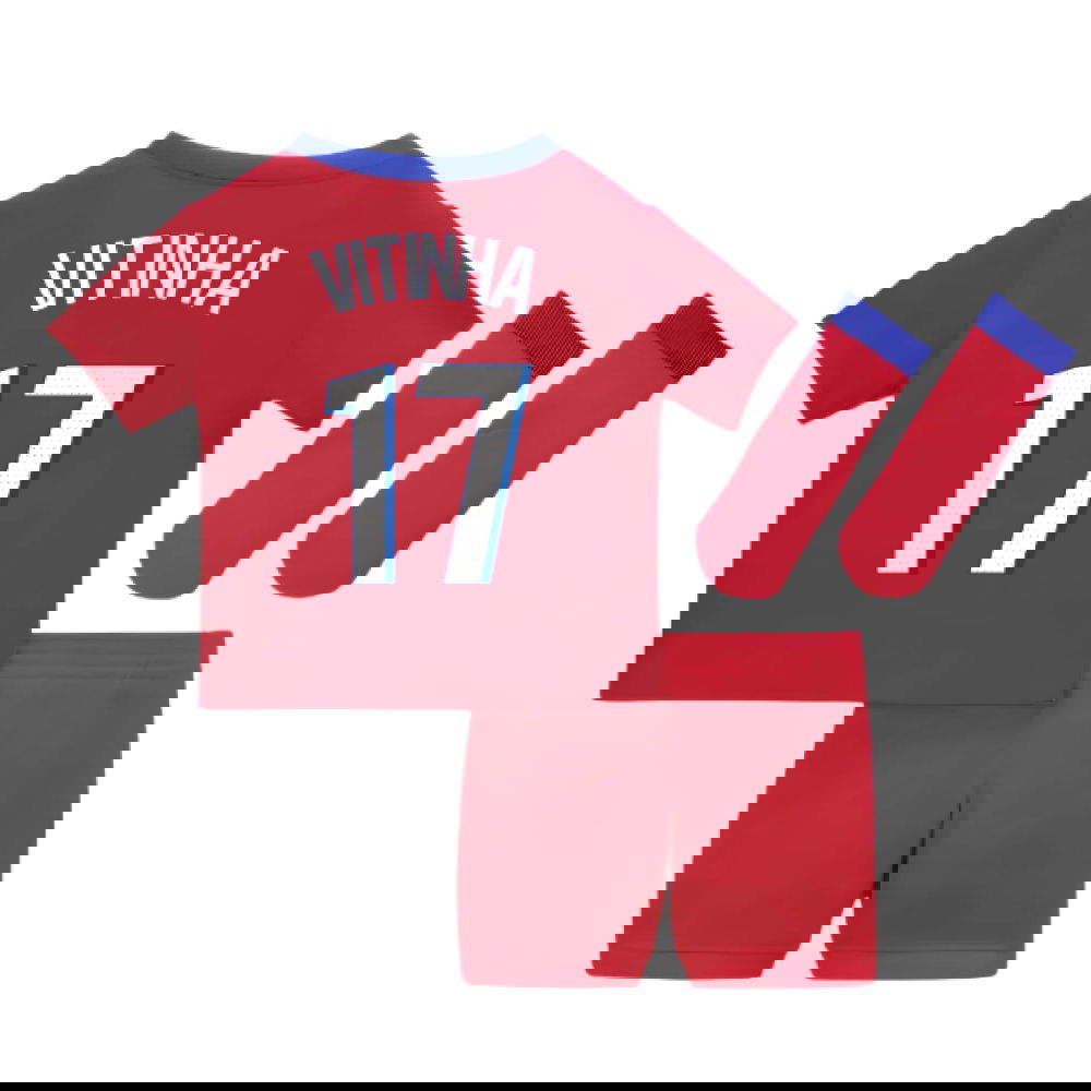 Jalkapallo Pelipaidat Paris Saint Germain PSG Lasten VITINHA #17 Kolmas Peliasu 2025-2026