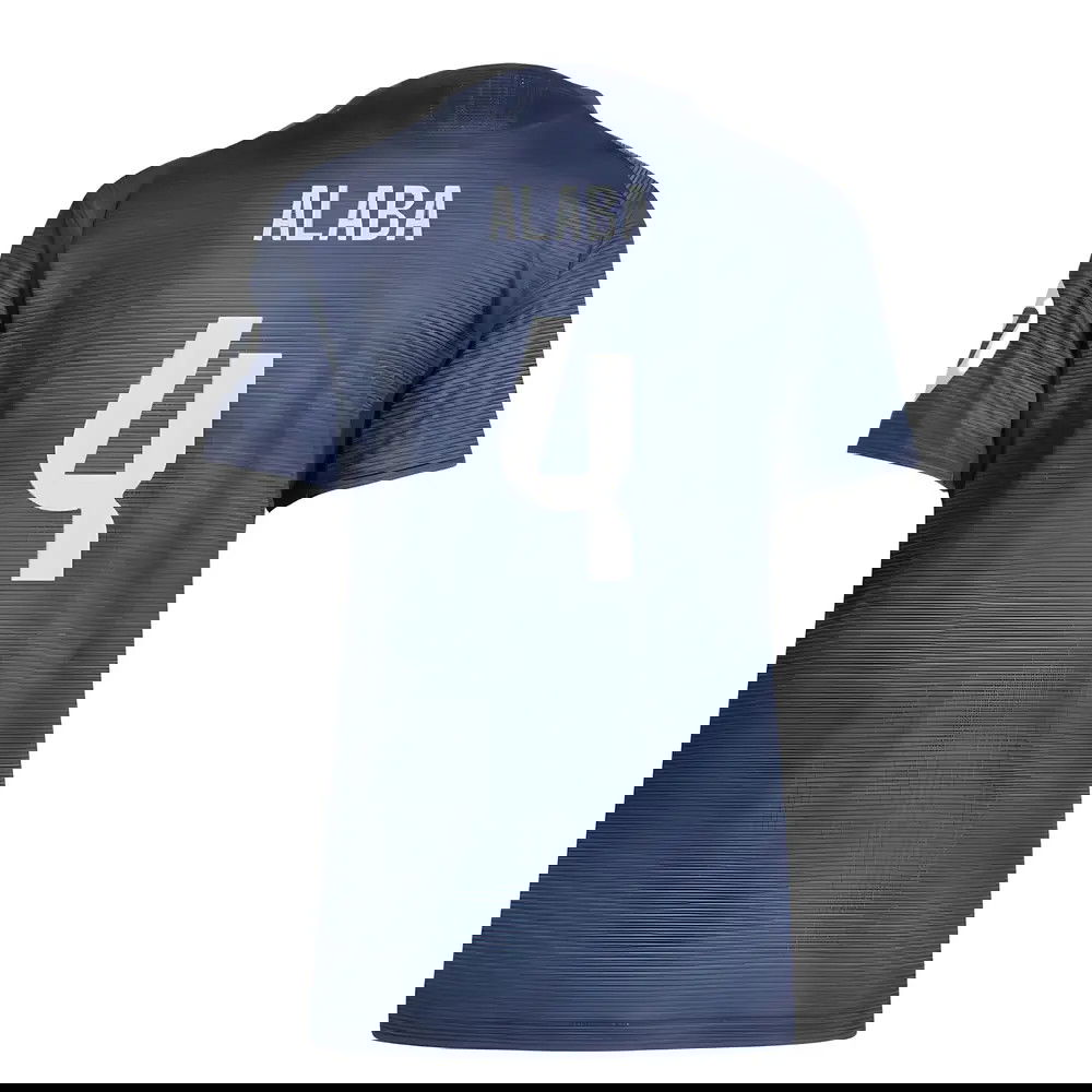 Jalkapallo Pelipaidat FC Real Madrid Naisten ALABA #4 Vieras Peliasu 2025-2026