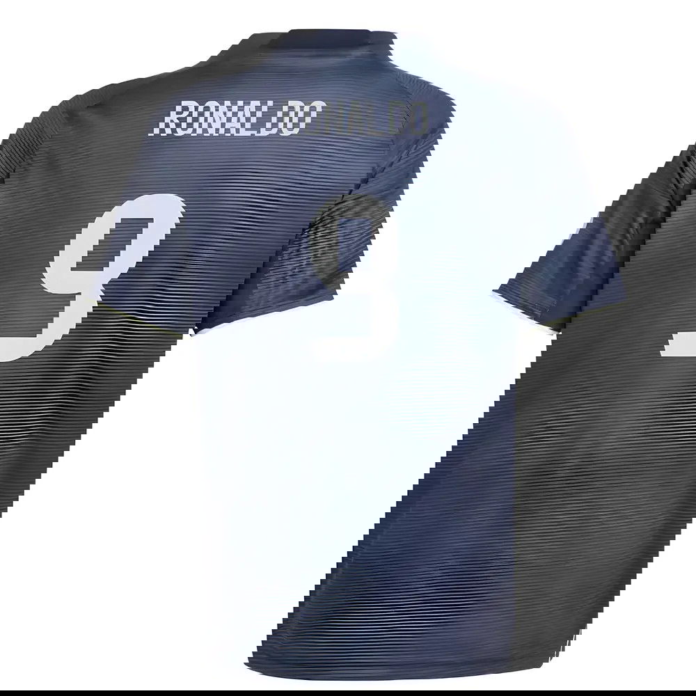 Jalkapallo Pelipaidat FC Real Madrid RONALDO #9 Vieras Peliasu 2025-2026