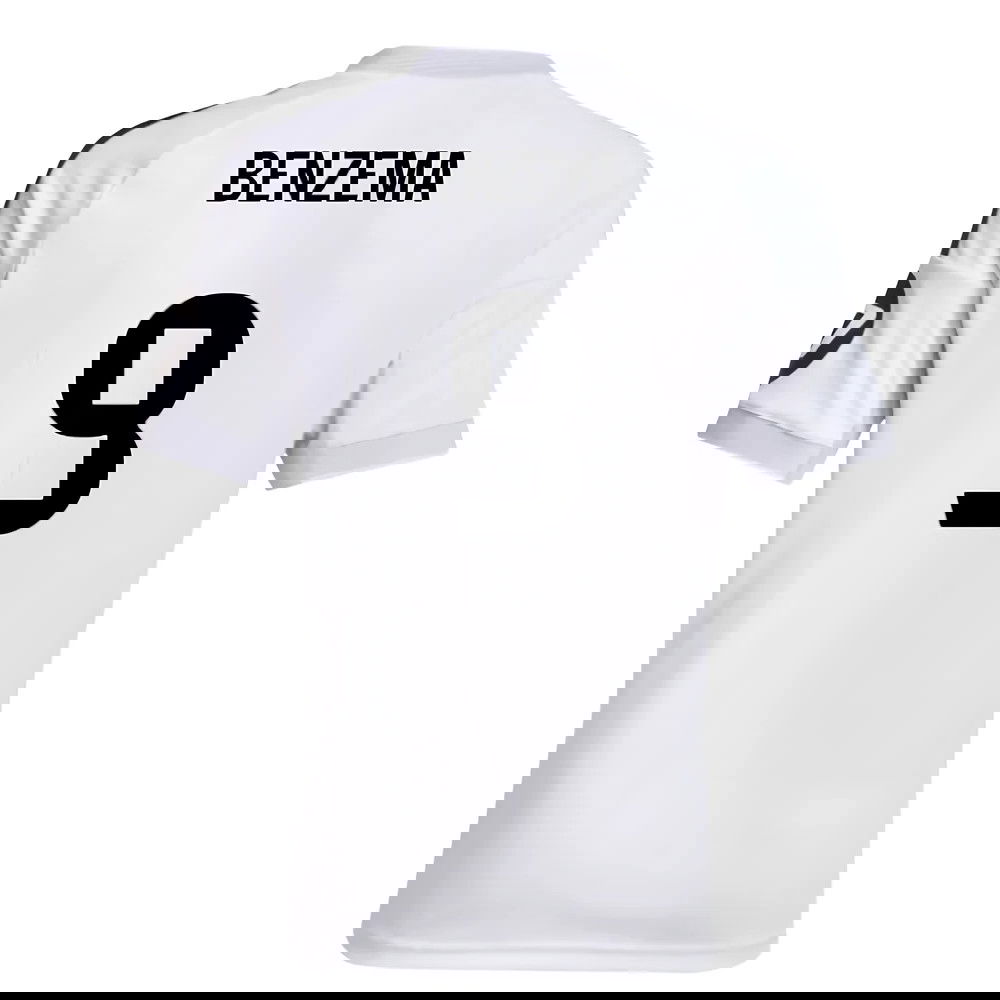 Jalkapallo Pelipaidat FC Real Madrid BENZEMA #9 Koti Peliasu 2025-2026