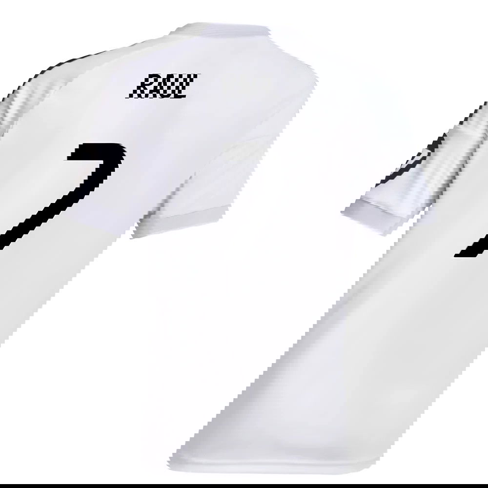 Jalkapallo Pelipaidat FC Real Madrid RAUL #7 Koti Peliasu 2025-2026