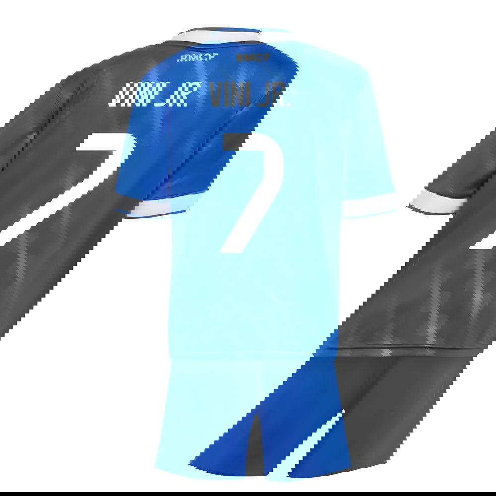 Jalkapallo Pelipaidat FC Real Madrid Lasten VINI JR #7 Kolmas Peliasu 2025-2026