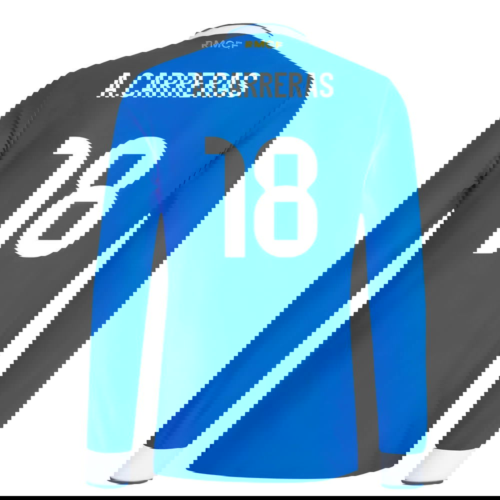 Jalkapallo Pelipaidat FC Real Madrid Pitkähihainen ACARRERAS #18 Kolmas Peliasu 2025-2026