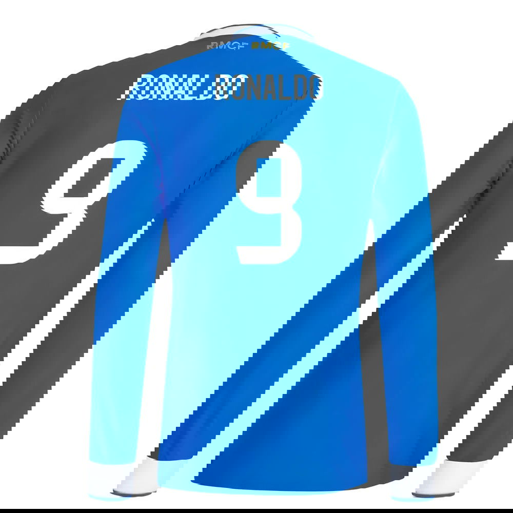 Jalkapallo Pelipaidat FC Real Madrid Pitkähihainen RONALDO #9 Kolmas Peliasu 2025-2026