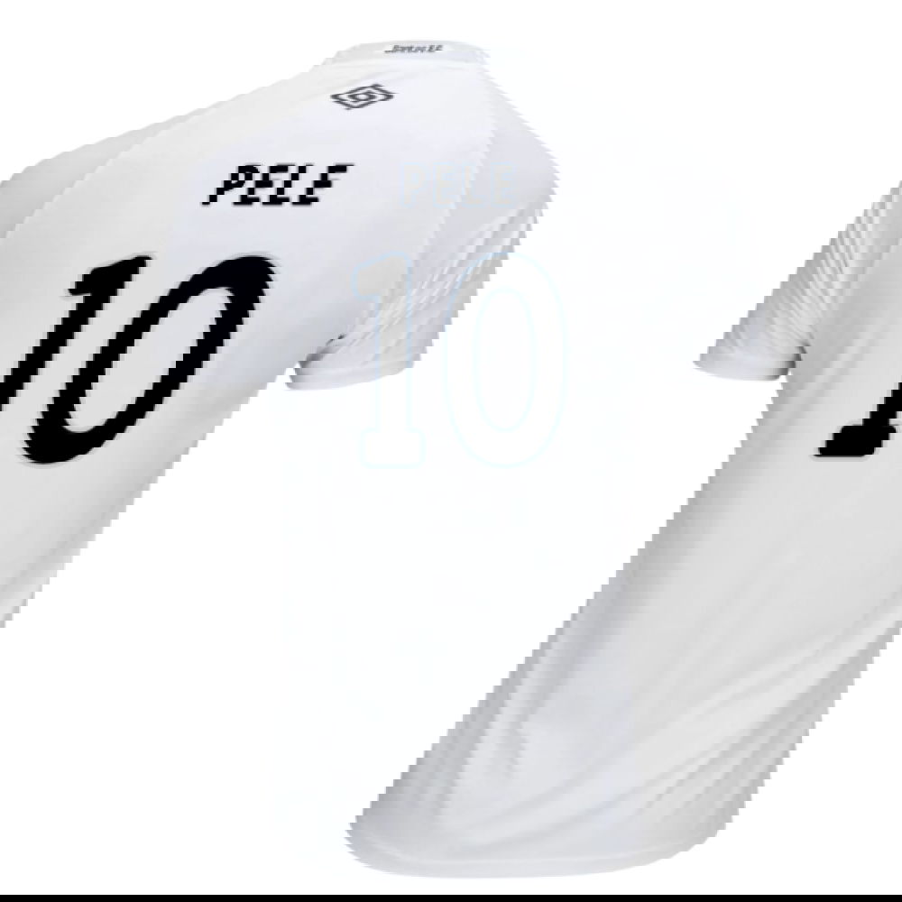 Jalkapallo Pelipaidat Santos PELE #10 Koti Peliasu 2025-2026