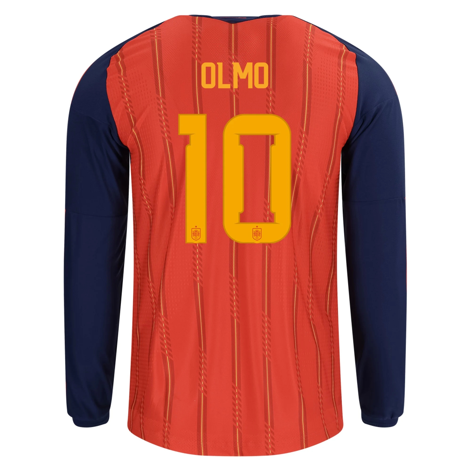 Jalkapallo Pelipaidat Espanja Pitkähihainen DANI OLMO #10 Koti Peliasu MM 2026