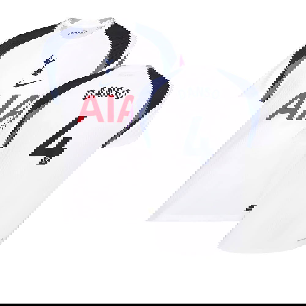 Jalkapallo Pelipaidat Tottenham Hotspur DANSO #4 Koti Peliasu 2025-2026