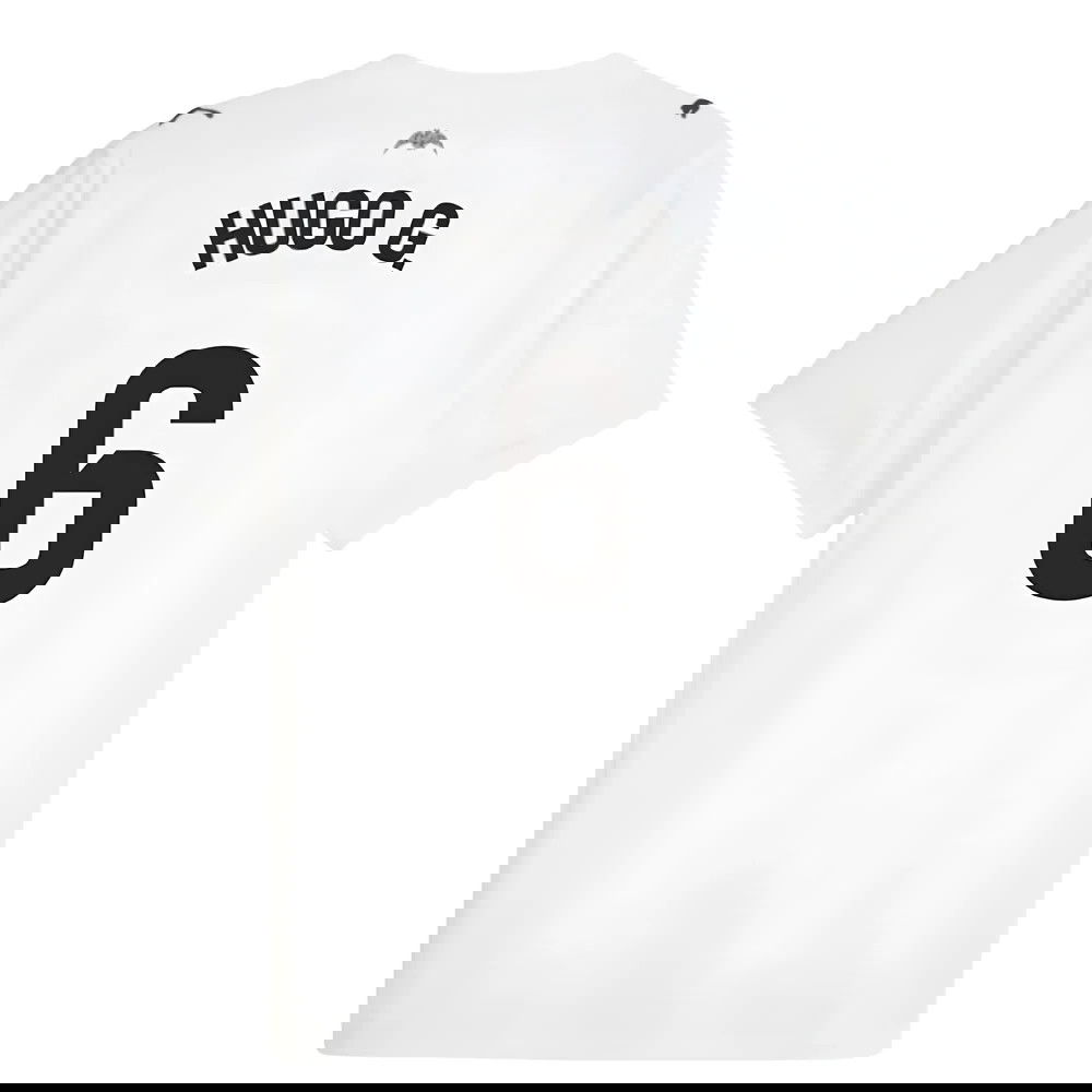 Jalkapallo Pelipaidat Valencia HUGO G #6 Koti Peliasu 2025-2026