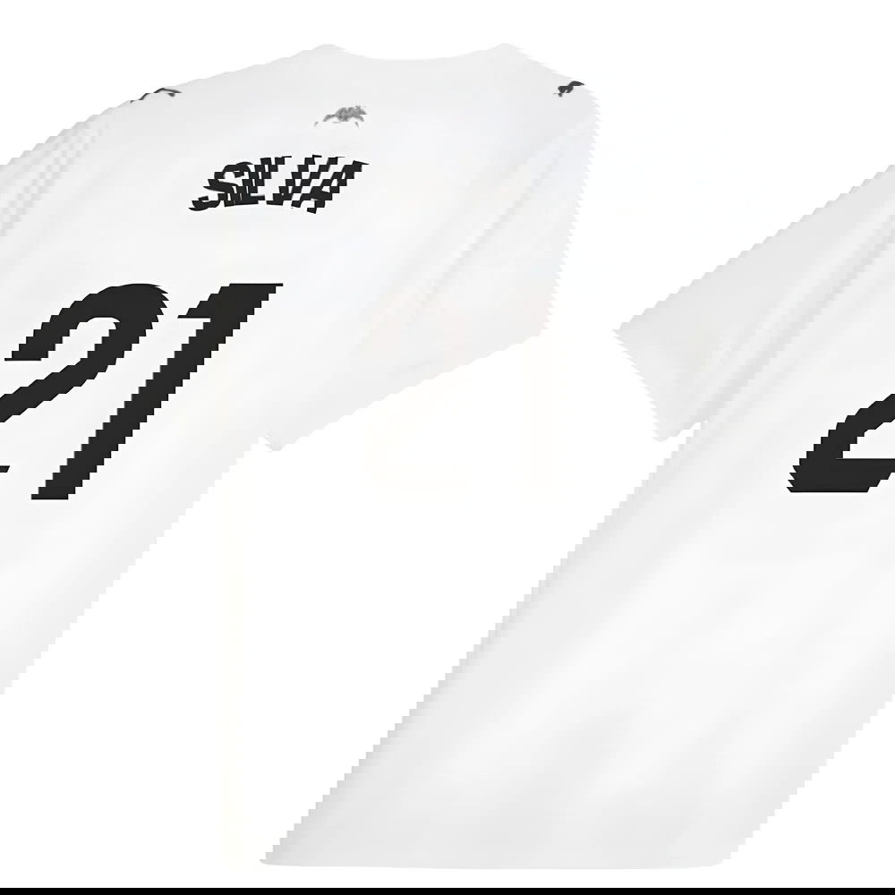 Jalkapallo Pelipaidat Valencia SILVA #21 Koti Peliasu 2025-2026